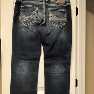 Men’s Buckle Black Jeans